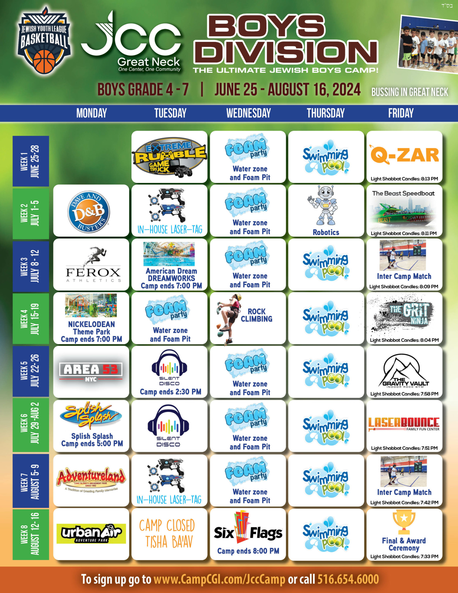 JCC Boys Division Camp Gan Israel